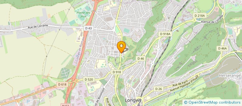 localisation de l'entreprise CEYRAN à LONGWY