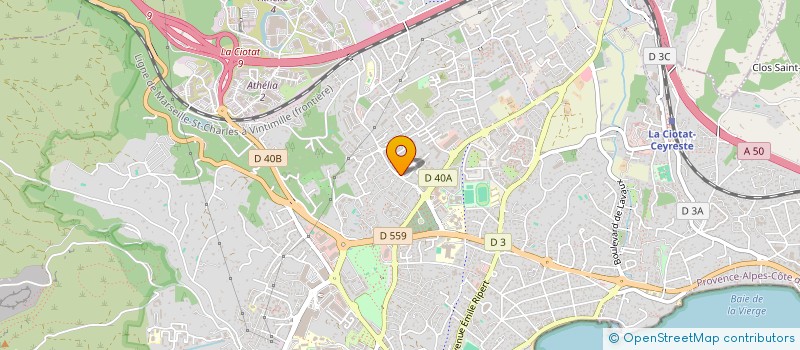 localisation de l'entreprise CEYRESTE ECHECS  LA CIOTAT