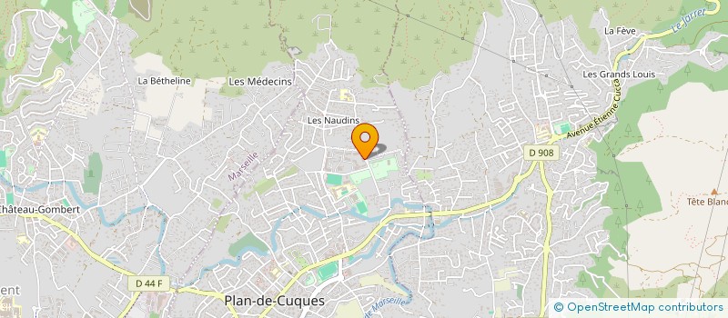 localisation de l'entreprise CEYRESTE FOOTBALL CLUB  PLAN-DE-CUQUES