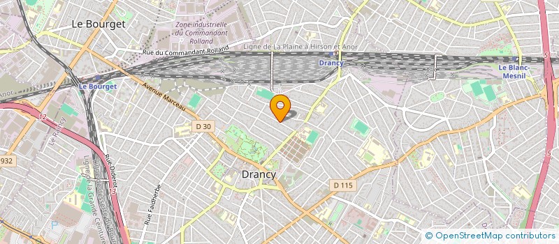 localisation de l'entreprise CEYSCE FIBRE  DRANCY