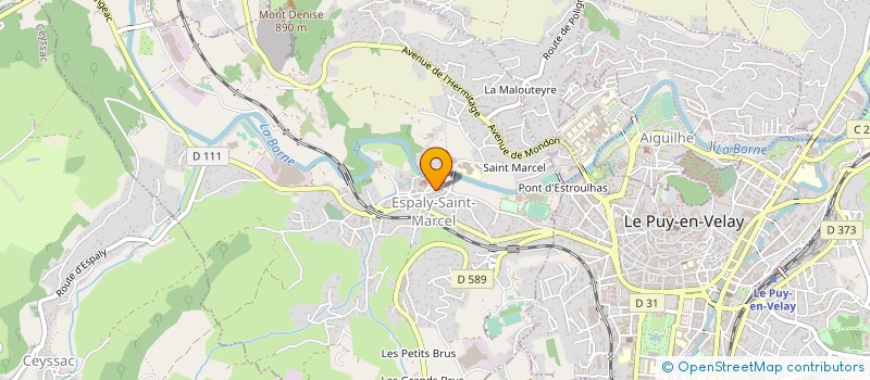 localisation de l'entreprise CEYSSAC MULTI-TRAVAUX  CEYSSAC