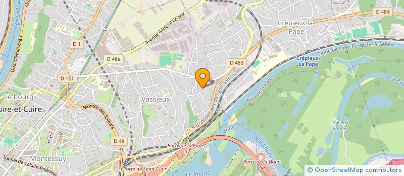 localisation de l'entreprise CEYVE  CALUIRE-ET-CUIRE