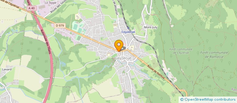 localisation de l'entreprise CEYZE OPTIC à CEYZERIAT