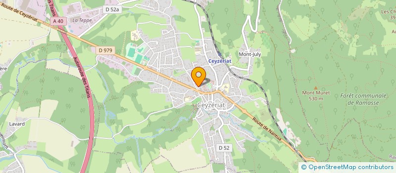 localisation de l'entreprise CEYZERIAT VOLLEY  CEYZERIAT
