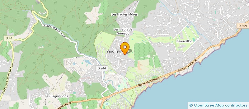 localisation de l'entreprise CEZ à GRIMAUD