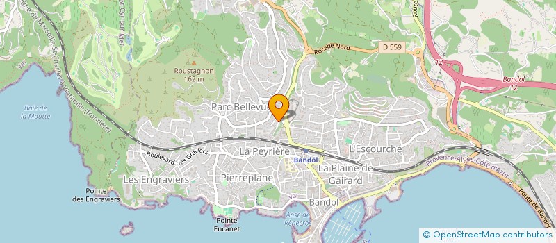 localisation de l'entreprise CEZAKA  BANDOL