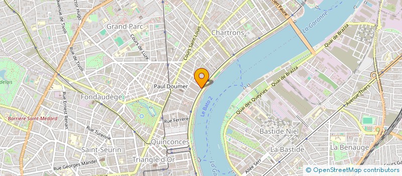 localisation de l'entreprise CEZAM  BORDEAUX