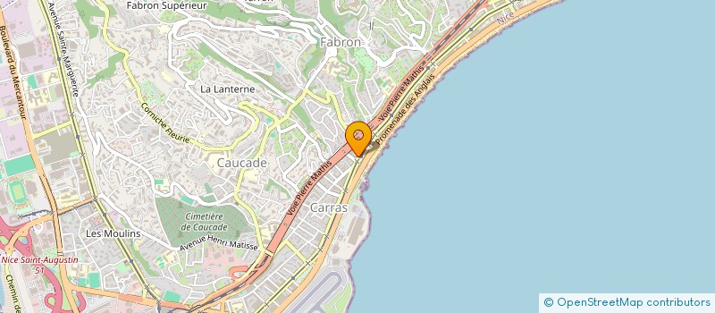 localisation de l'entreprise CEZAM à NICE