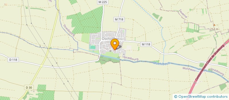 localisation de l'entreprise CEZAM AUTOMATISMES ET FERMETURES DU BATIMENT à OSTHOFFEN