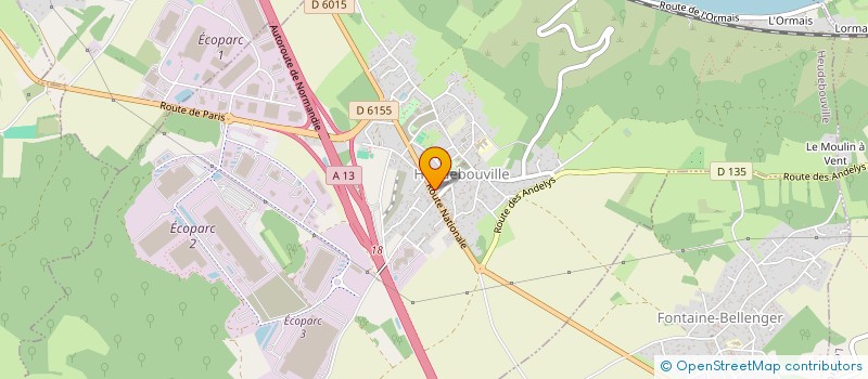 localisation de l'entreprise CEZAM IMMOBILIER  HEUDEBOUVILLE