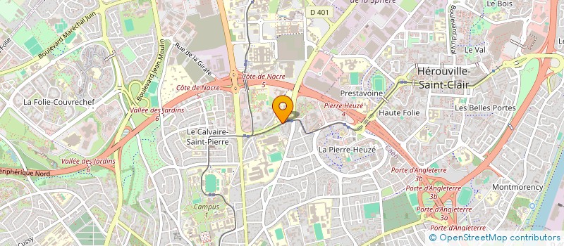 localisation de l'entreprise CEZAM NORMANDIE à CAEN