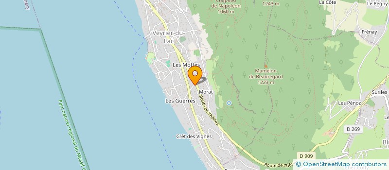 localisation de l'entreprise CEZAMBRE  VEYRIER-DU-LAC