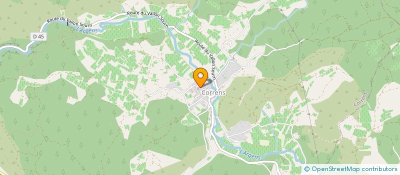 localisation de l'entreprise CEZAME CONCEPT à CORRENS