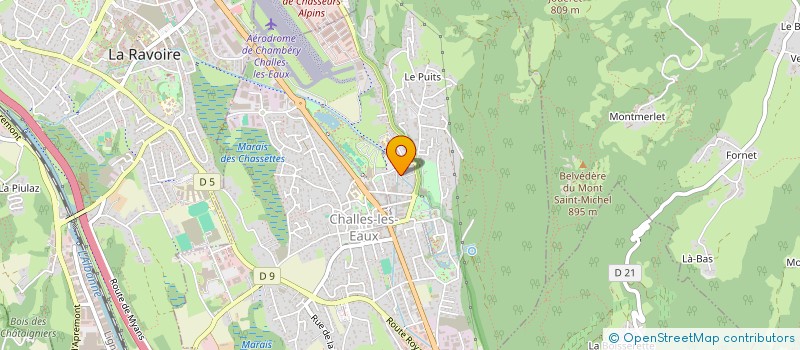 localisation de l'entreprise CEZAME CONSEIL  CHALLES-LES-EAUX