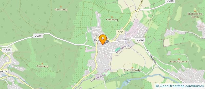 localisation de l'entreprise CEZANE  BRSCH