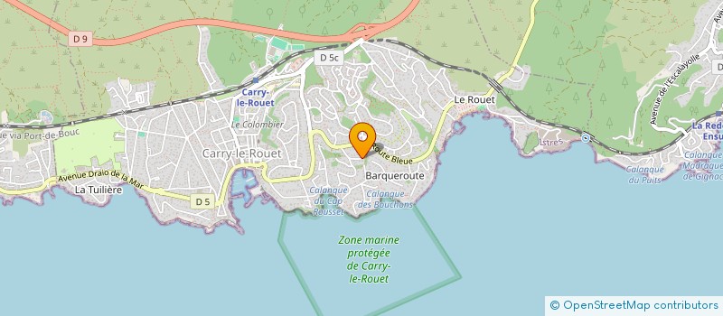 localisation de l'entreprise CEZANNE  CARRY-LE-ROUET