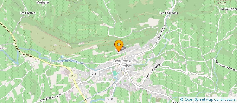localisation de l'entreprise CEZANNE  BEAUMES-DE-VENISE