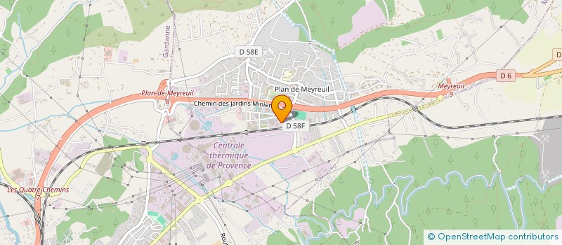 localisation de l'entreprise CEZANNE à MEYREUIL
