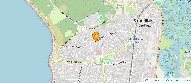 localisation de l'entreprise CEZANNE  SAINT-HILAIRE-DE-RIEZ