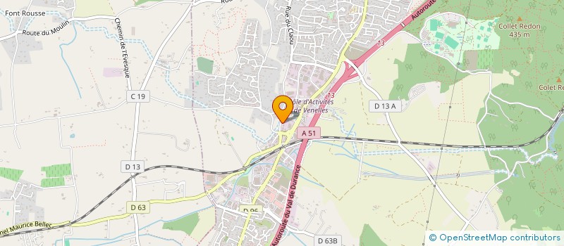 localisation de l'entreprise CEZANNE INVEST  VENELLES