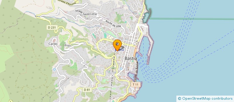 localisation de l'entreprise CEZANNE PAIN à BASTIA