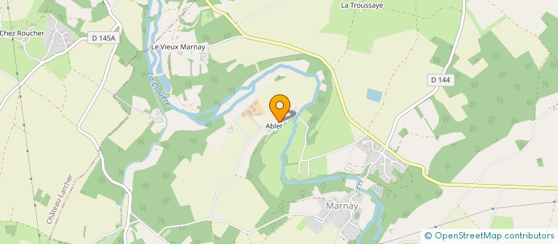 localisation de l'entreprise CEZAR  MARNAY