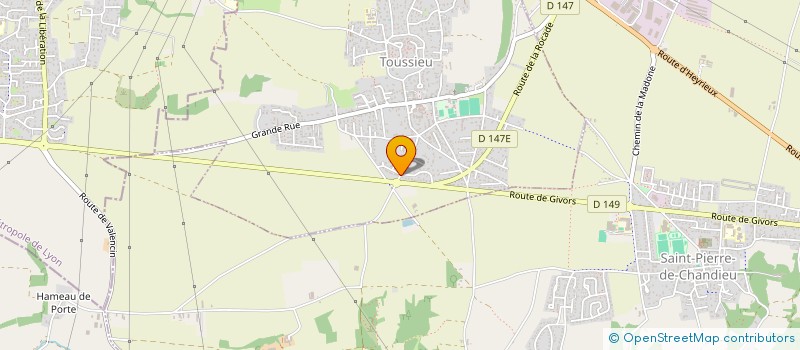 localisation de l'entreprise CEZARDE  TOUSSIEU