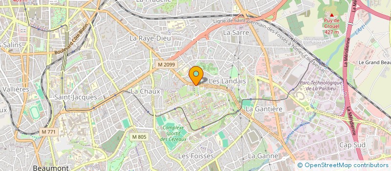 localisation de l'entreprise CEZART  AUBIERE