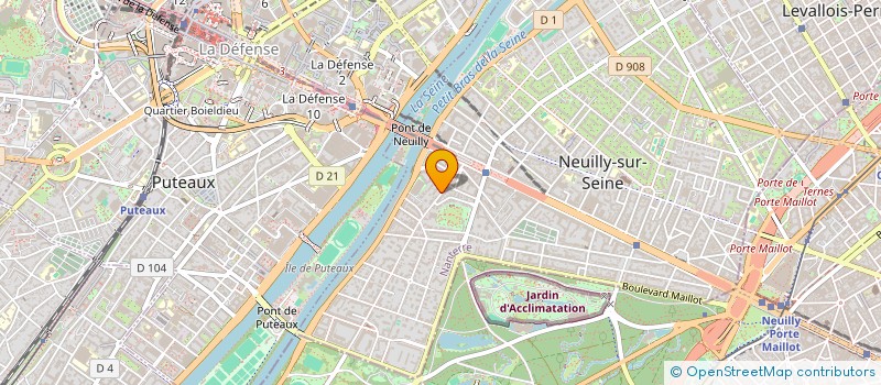 localisation de l'entreprise CEZEMBRE à NEUILLY-SUR-SEINE