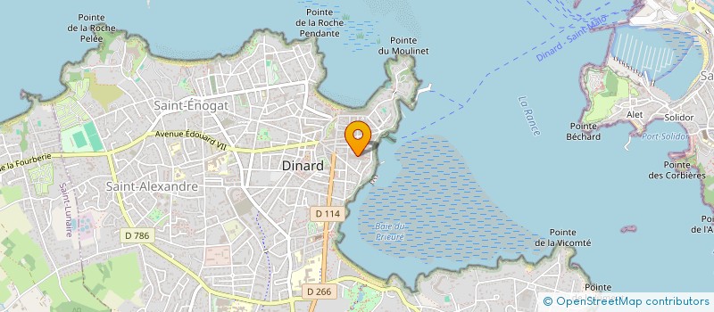 localisation de l'entreprise CEZEMBRE  DINARD