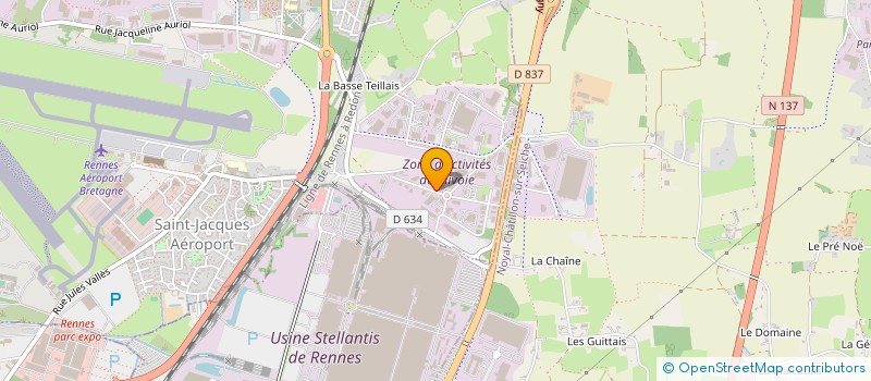 localisation de l'entreprise CEZEMBRE  LA CHAPELLE-DES-FOUGERETZ