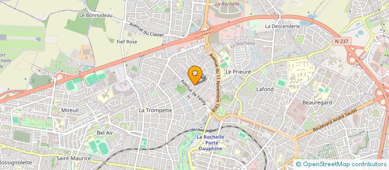 localisation de l'entreprise CEZEMBRE  LA ROCHELLE