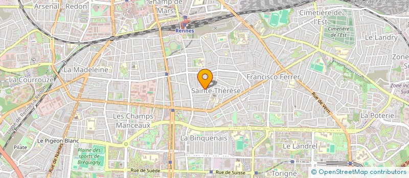 localisation de l'entreprise CEZEMBRE  RENNES