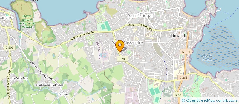 localisation de l'entreprise CEZEMBRE CONSEIL  DINARD