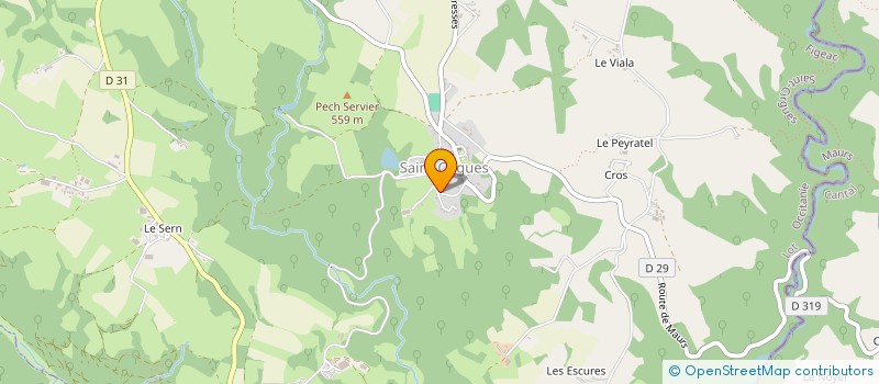 localisation de l'entreprise CEZERNIAC NOSTRE VILATGE  SAINT-CIRGUES