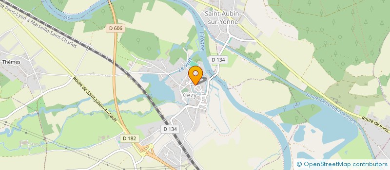 localisation de l'entreprise CEZY LA FETE  CEZY