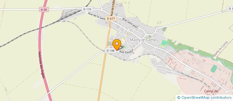 localisation de l'entreprise CF 10 PRESTATIONS A DOMICILE à MAILLY-LE-CAMP