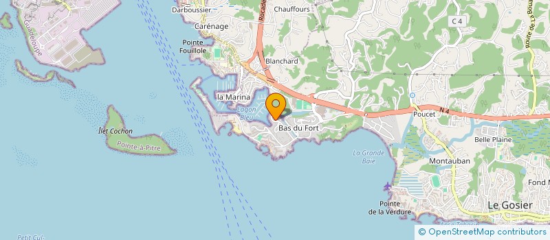 localisation de l'entreprise CF à LE GOSIER