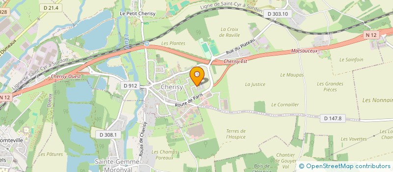 localisation de l'entreprise CF 78 à CHERISY