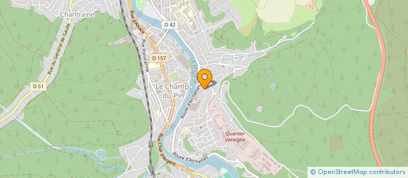localisation de l'entreprise CF à EPINAL