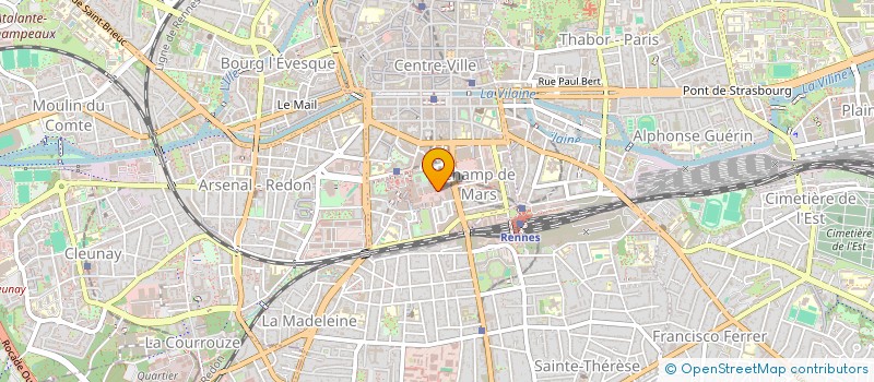 localisation de l'entreprise CF à RENNES