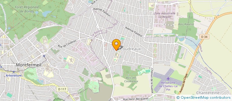 localisation de l'entreprise CF  VILLEMOMBLE