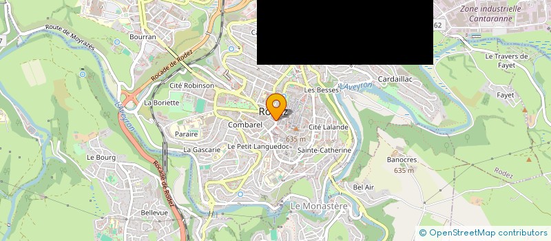 localisation de l'entreprise CF à RODEZ