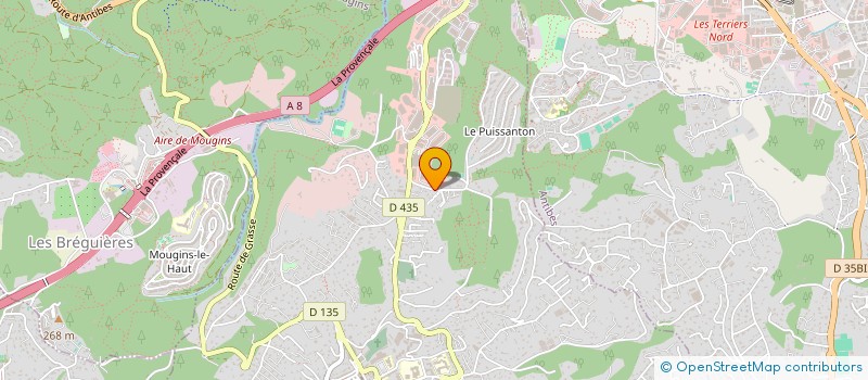 localisation de l'entreprise CF ANTIBES  VALLAURIS