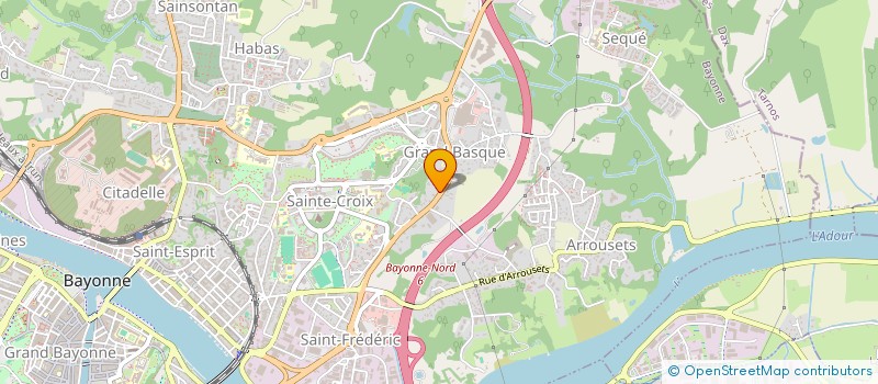 localisation de l'entreprise CF BAYONNE à BAYONNE