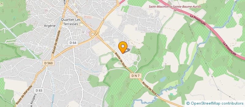 localisation de l'entreprise CF BTP à SAINT-MAXIMIN-LA-SAINTE-BAUME