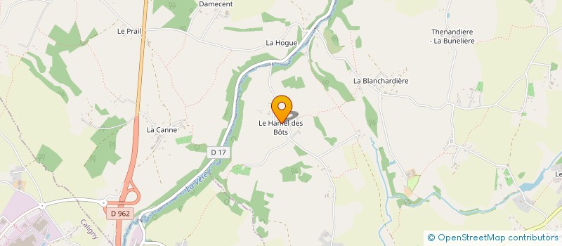 localisation de l'entreprise CF CARRELAGE à ATHIS-VAL DE ROUVRE