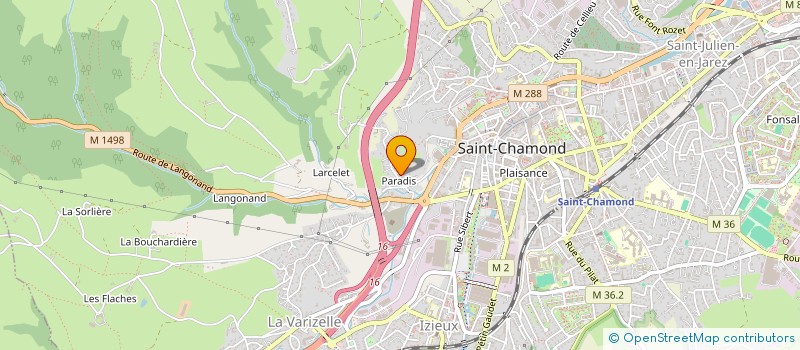 localisation de l'entreprise CF CELIKOZ FACADES  SAINT-CHAMOND