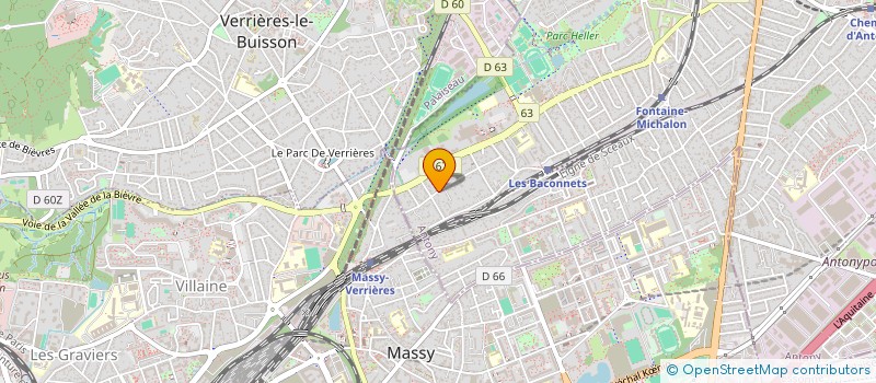 localisation de l'entreprise CF CHARPENTES à ANTONY