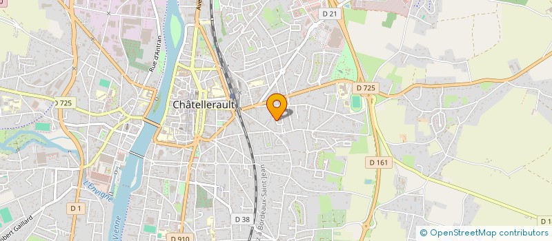localisation de l'entreprise CF CHATELLERAULT à CHATELLERAULT